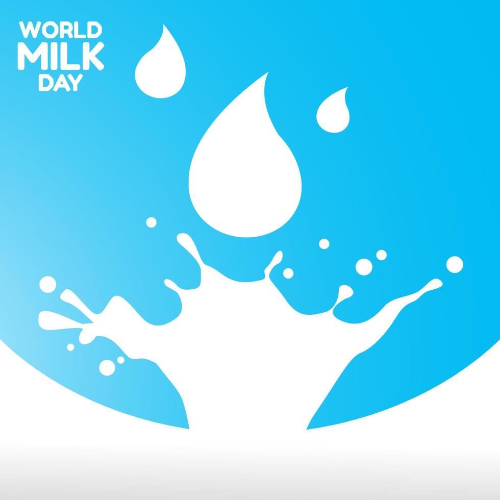 World milk day vector lllustration