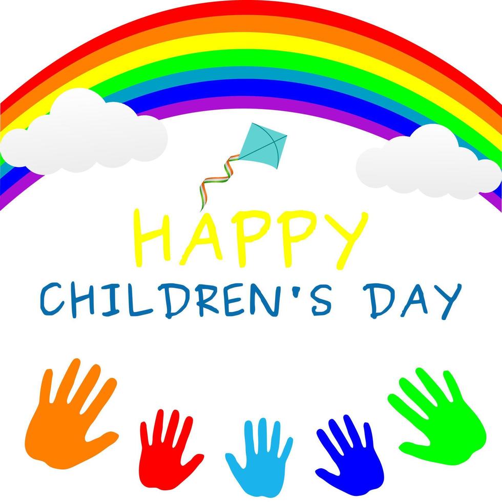 happy childrens day vector lllustration