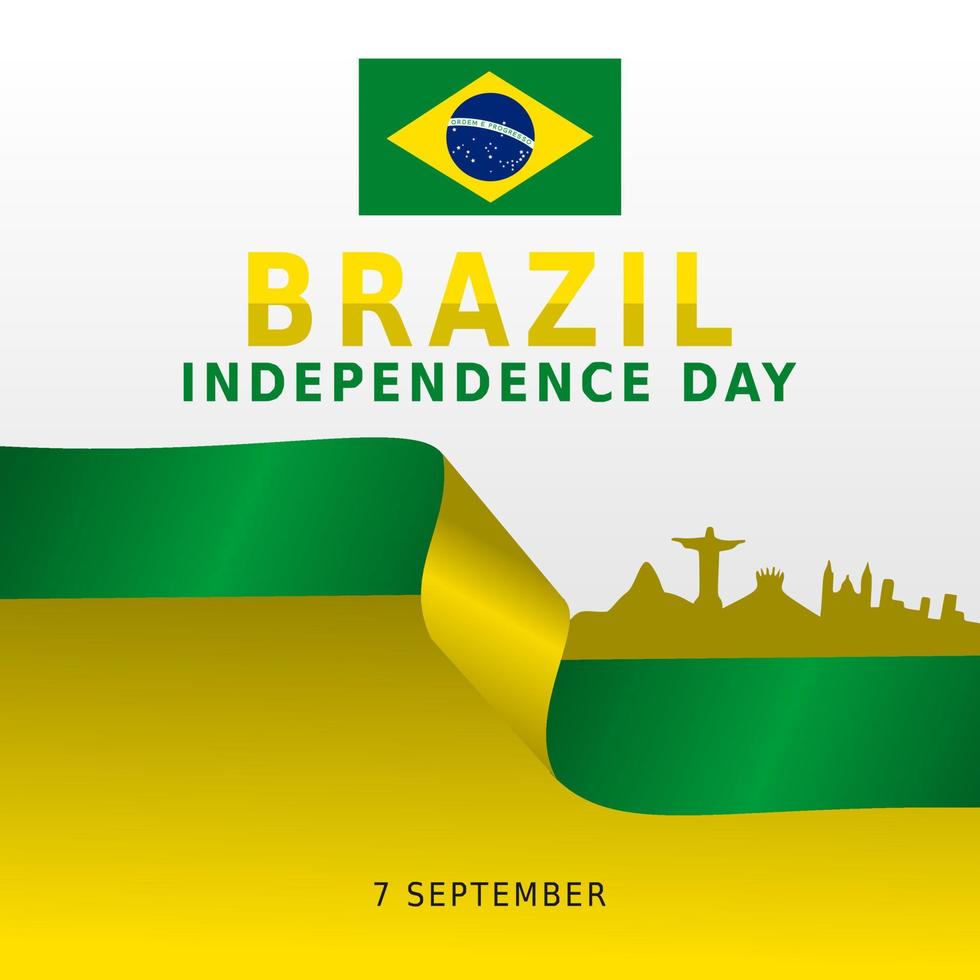 Brazil Independence day vector lllustration