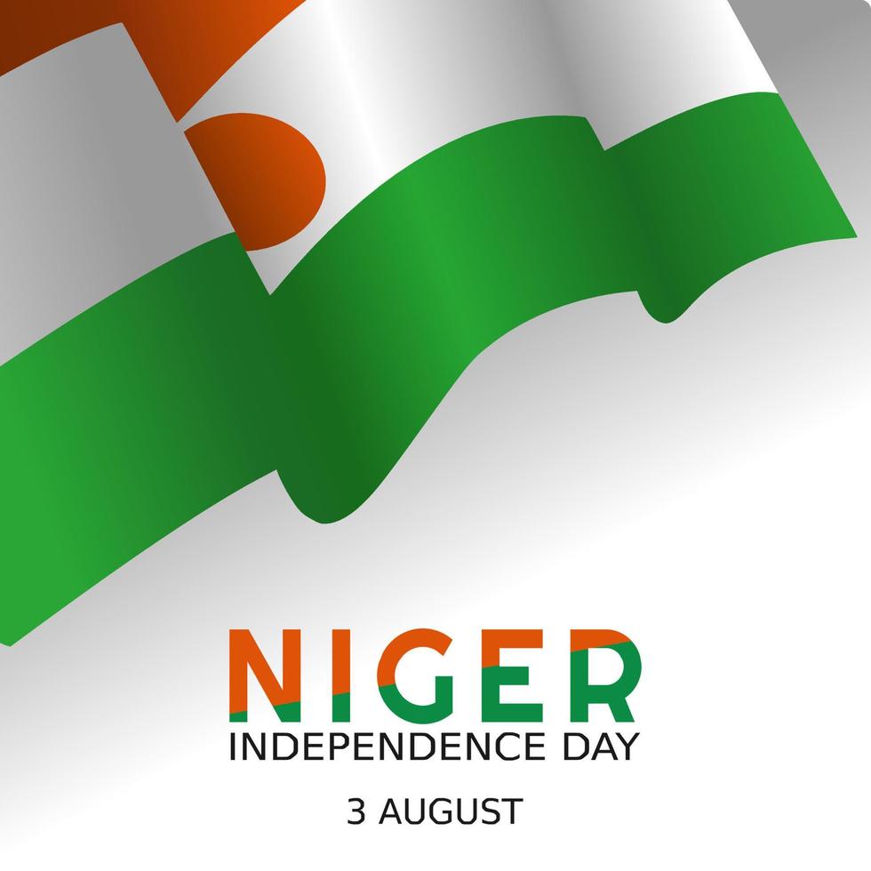 Independence Day of Niger vector lllustration