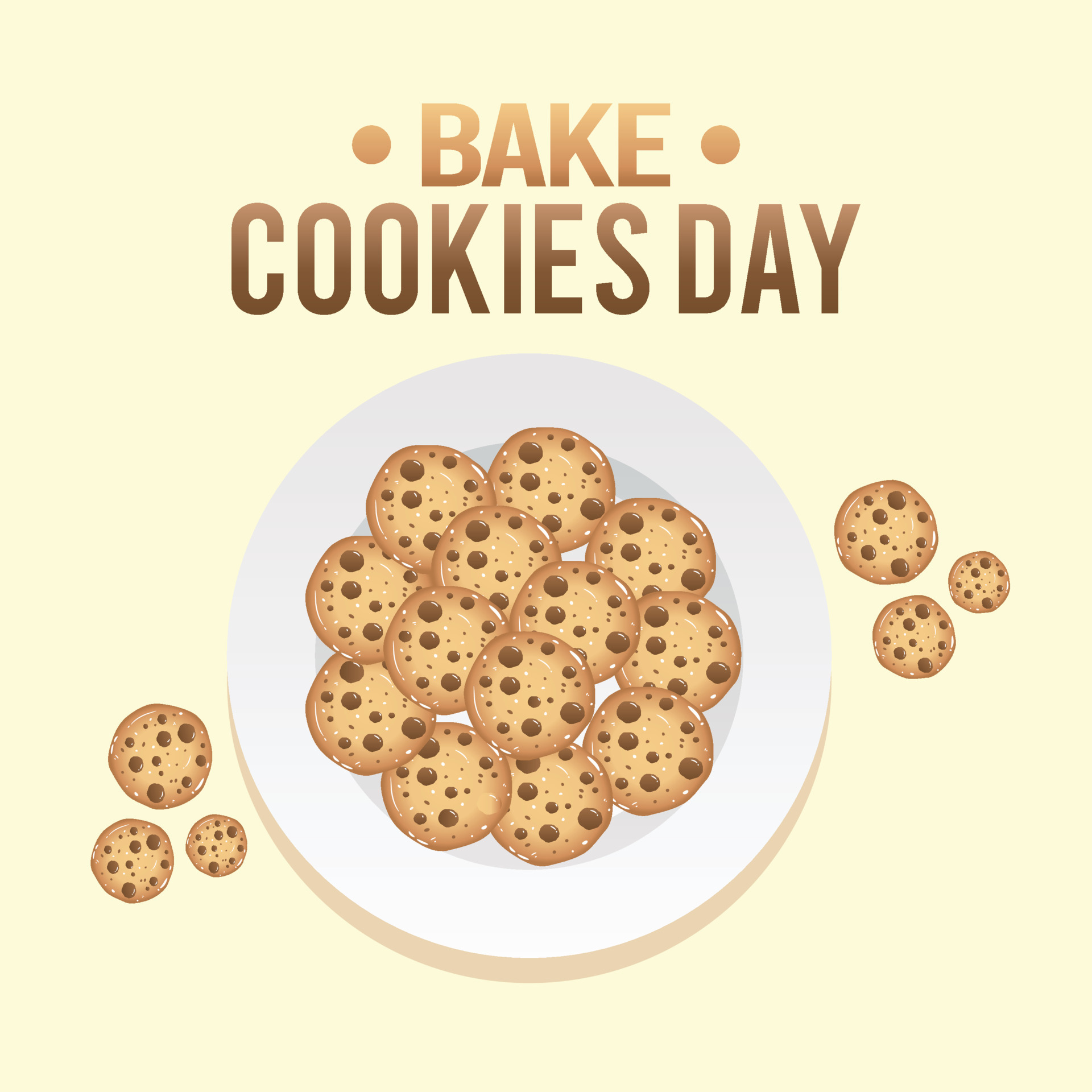 bake cookies day vector Illustration 5348443 Vector Art at Vecteezy