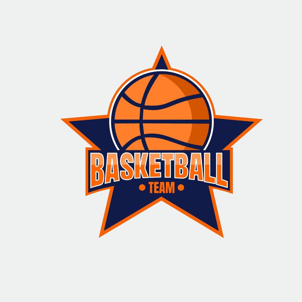 basketball design logo vector lllustration