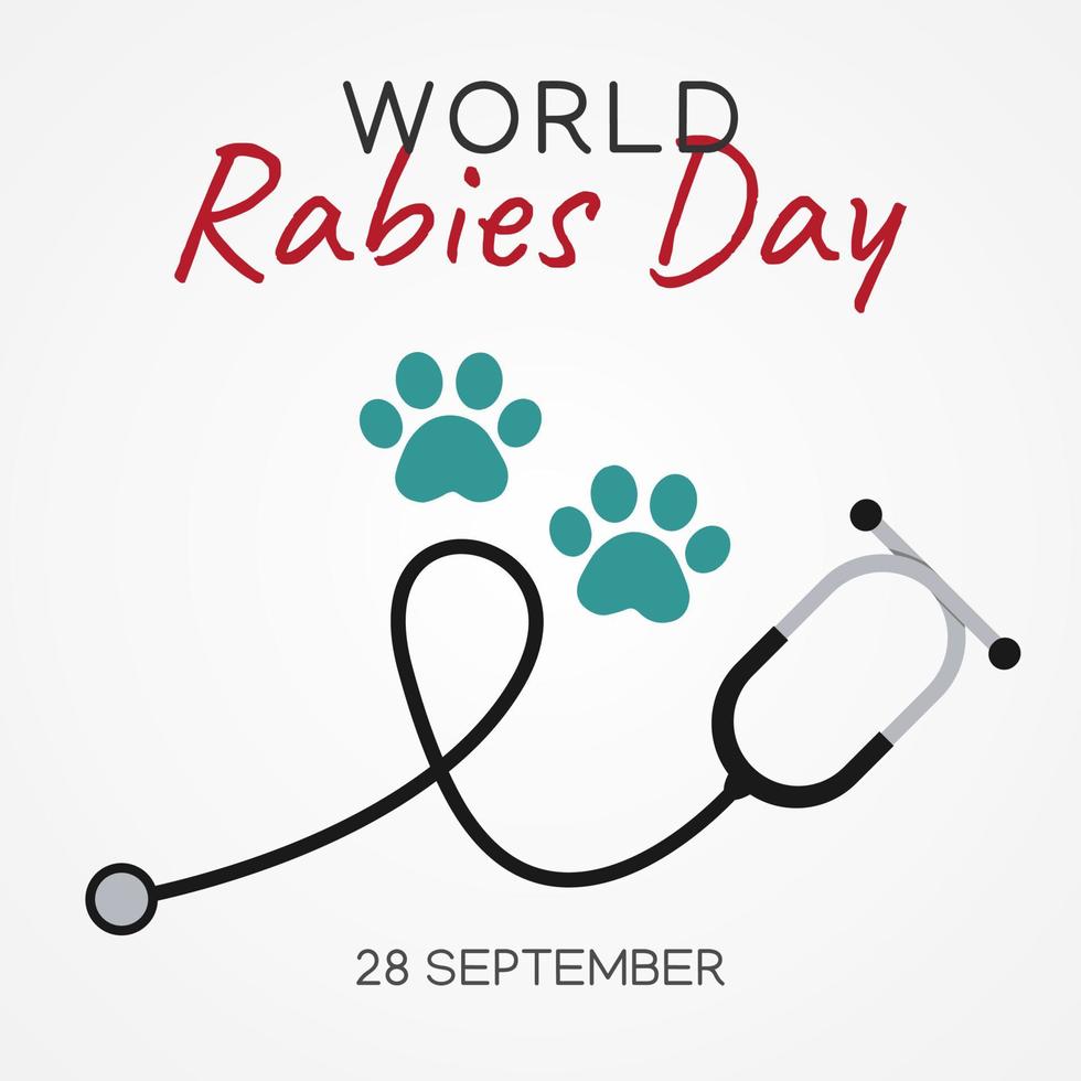 world rabies day vector lllustration