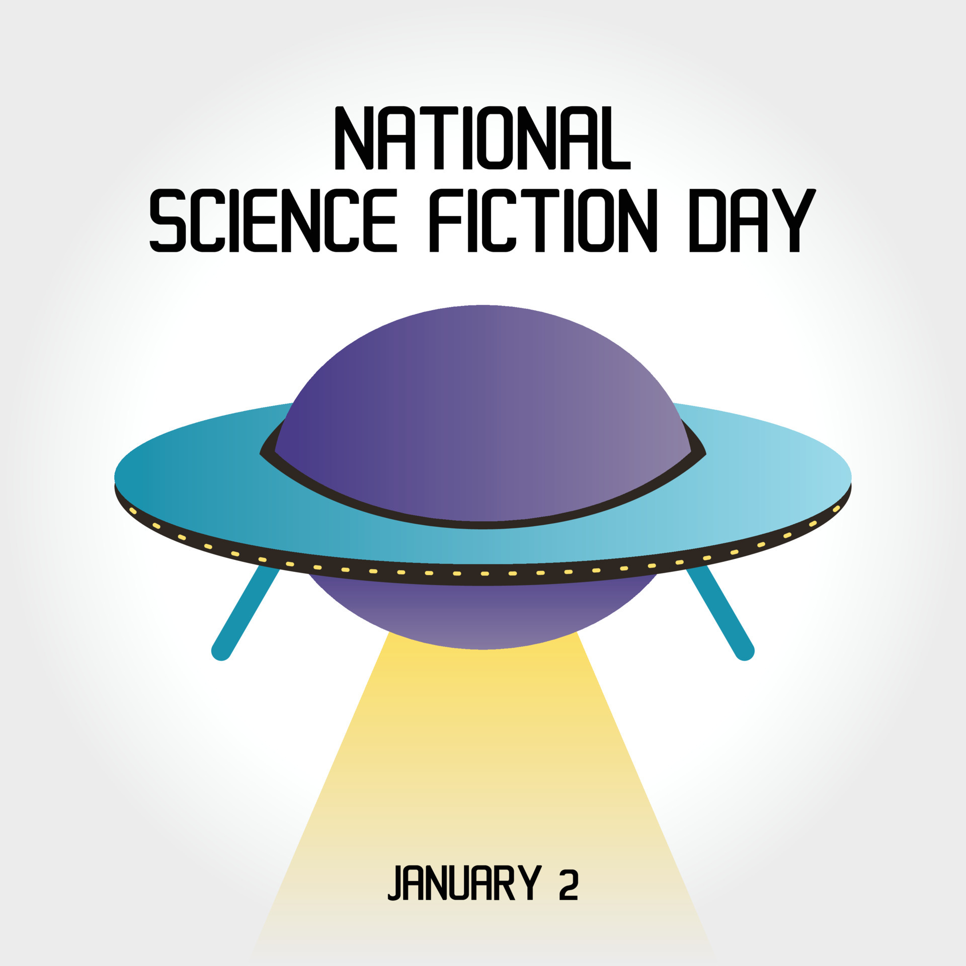 national science fiction day vector lllustration 5348533 Vector Art at