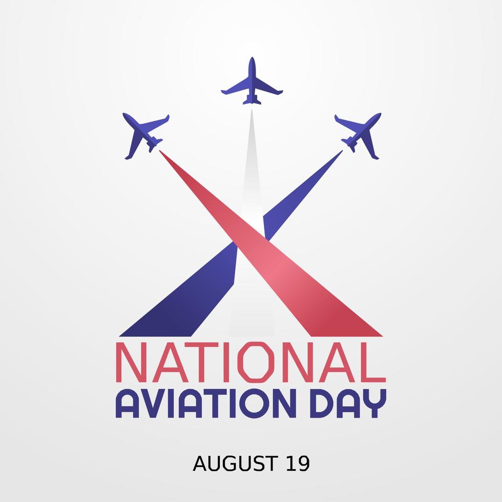National Aviation Day vector illustration 5348606 Vector Art at Vecteezy