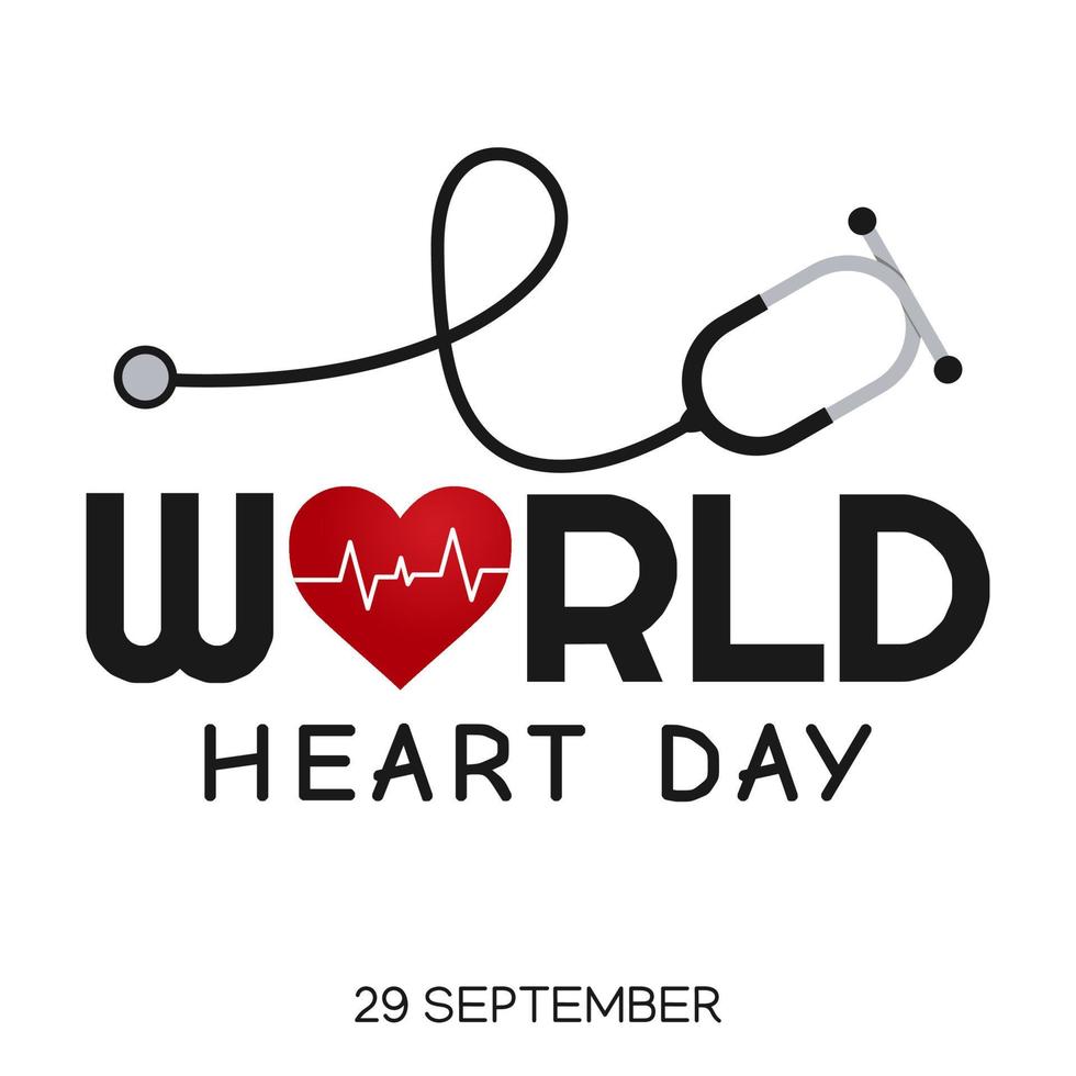 world heart day vector lllustration