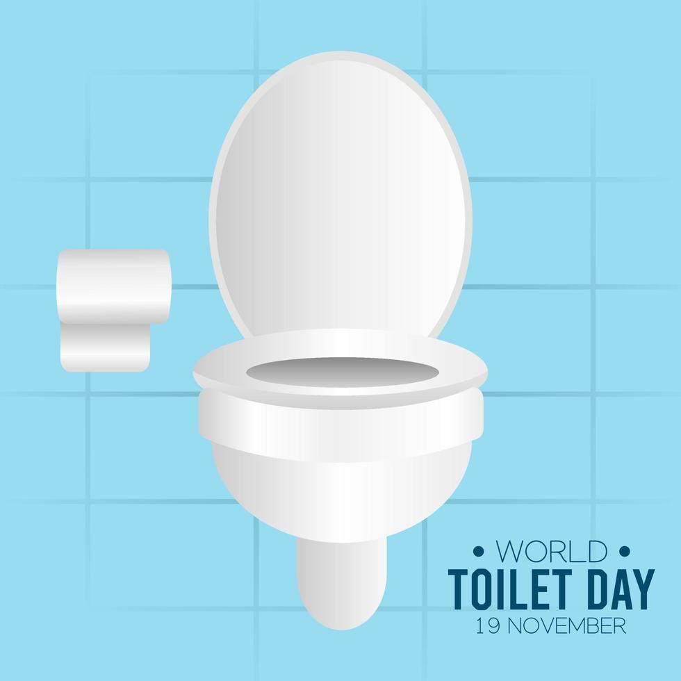 world toilet day vector illustration