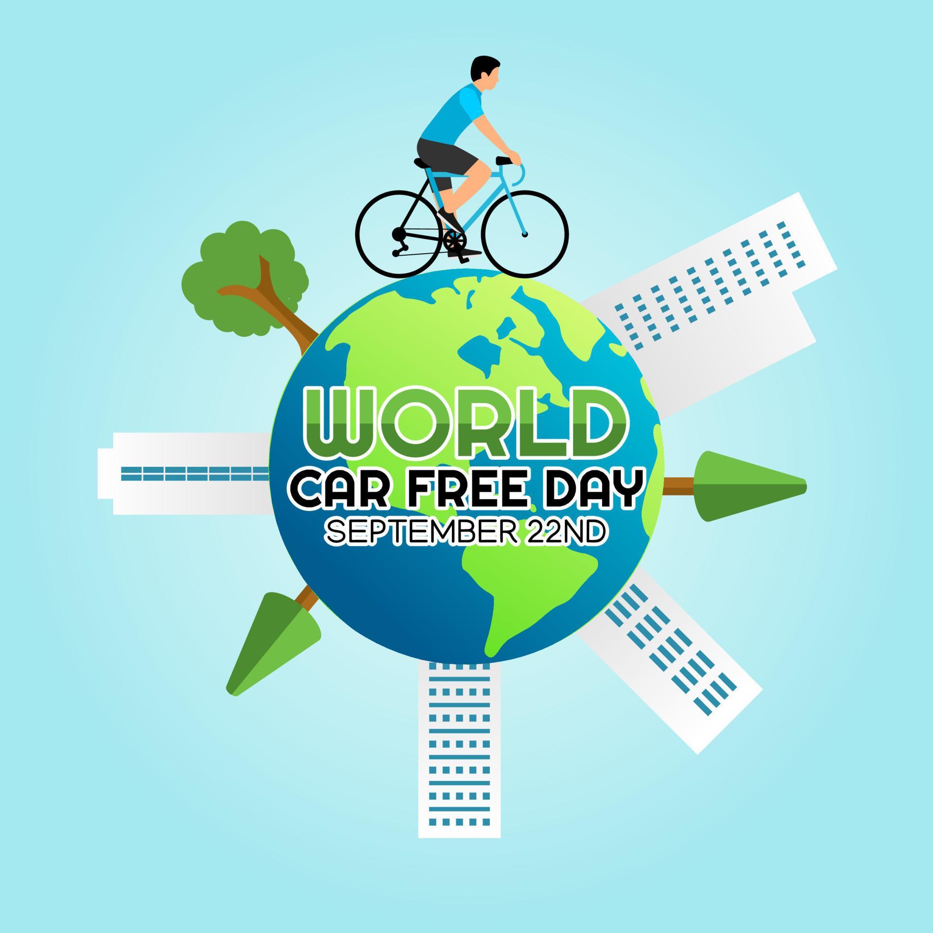 world car free day vector illustration 5348664 Vector Art at Vecteezy