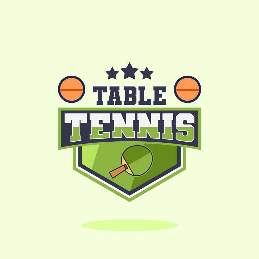 tennis table logo vector lllustration