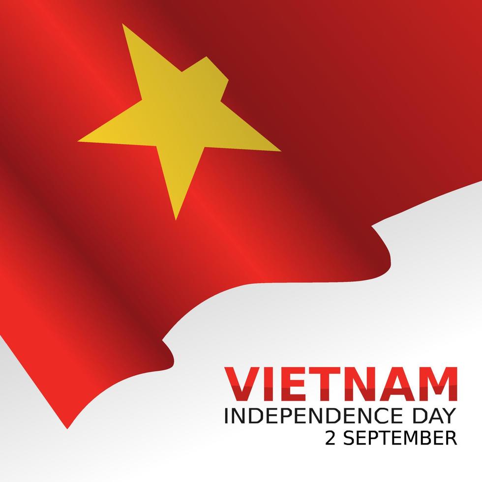 Vietnam independence day vector lllustration