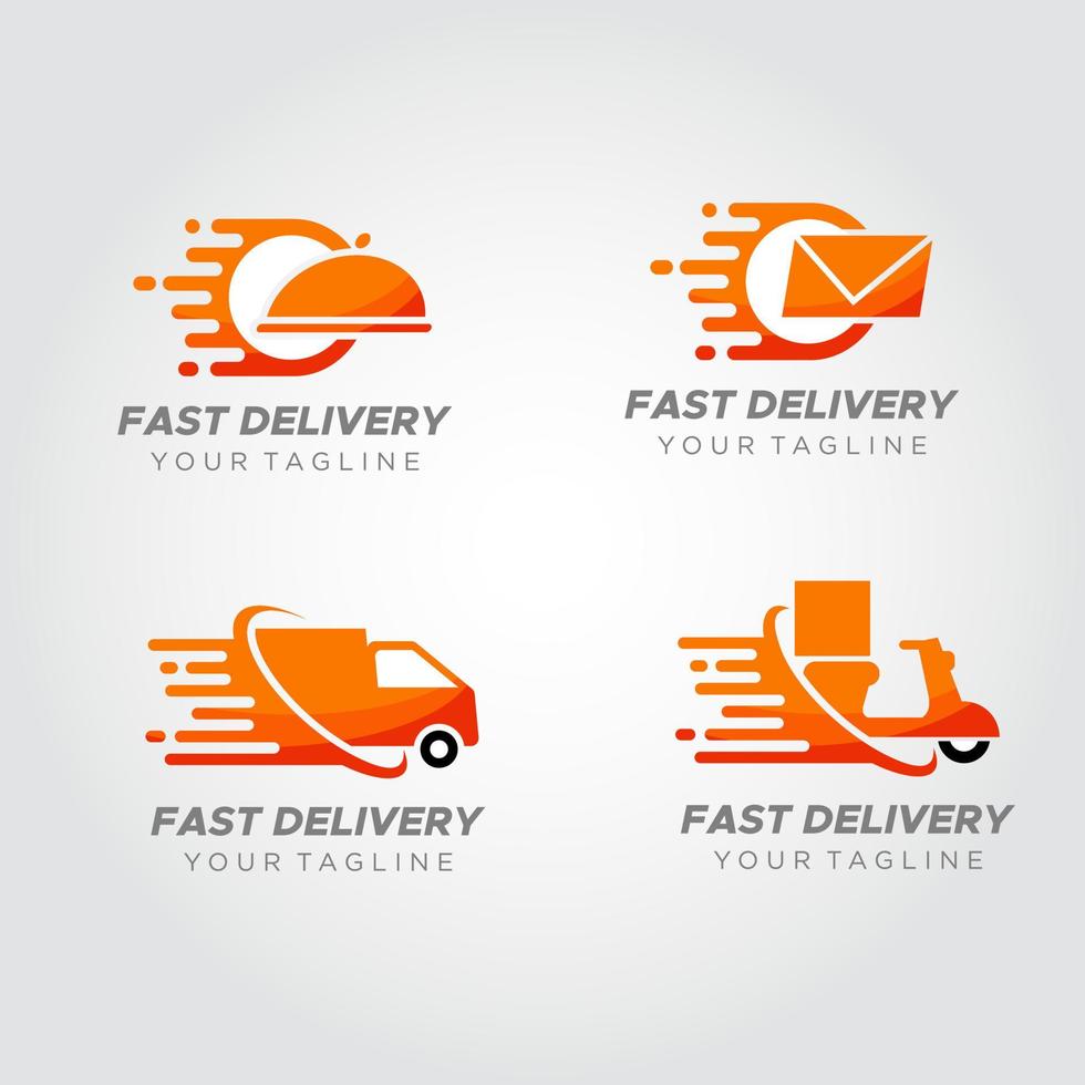 Delivery logo design vector. Suitable for your business logo vector