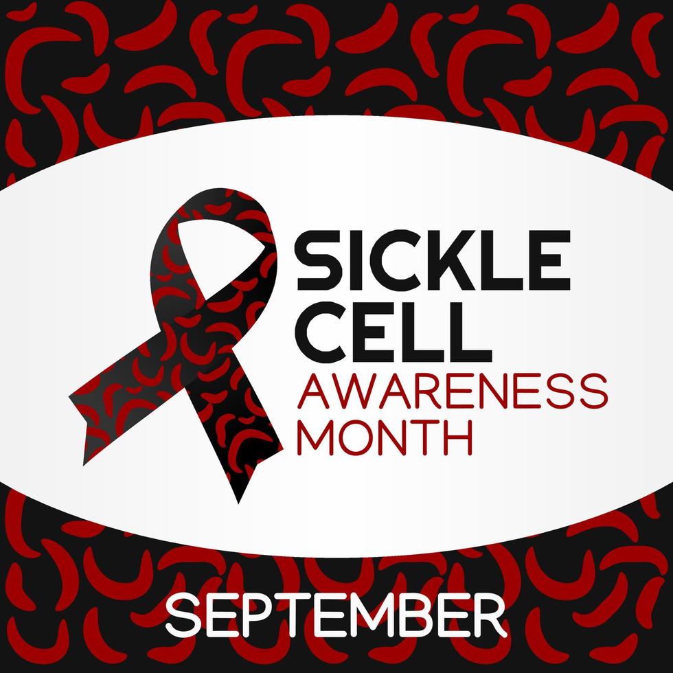 sickle cell awareness month vector illustration