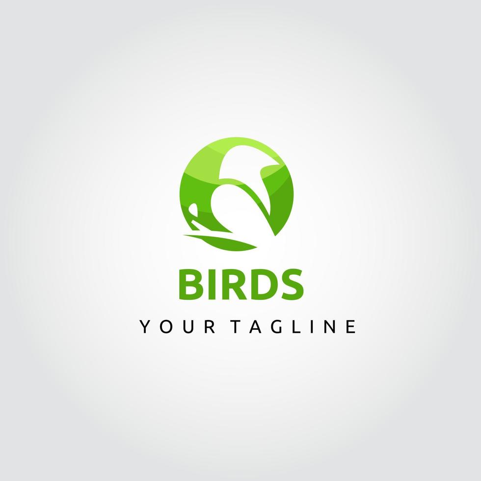 vector de diseño de logotipo de pájaros. adecuado para el logotipo de su empresa