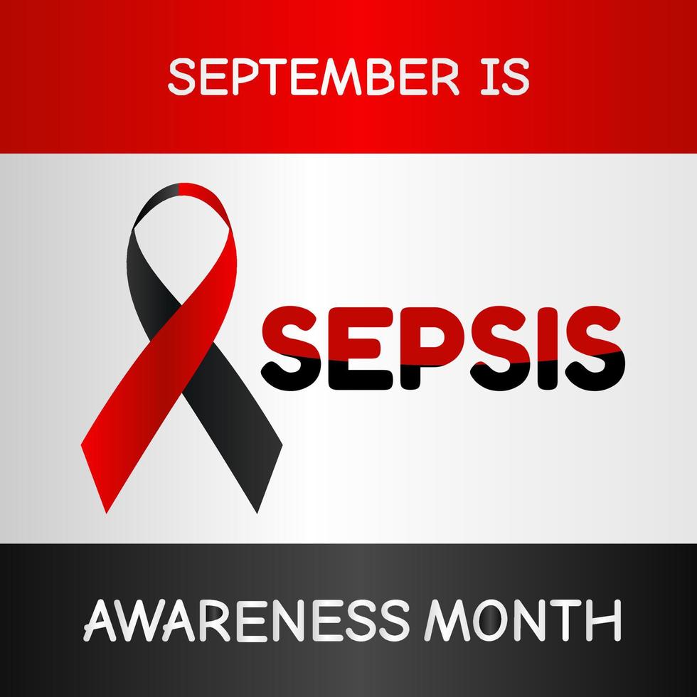 Sepsis Awareness Month vector illustration