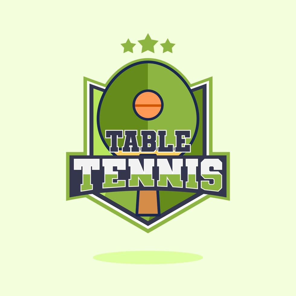 tennis table logo vector lllustration