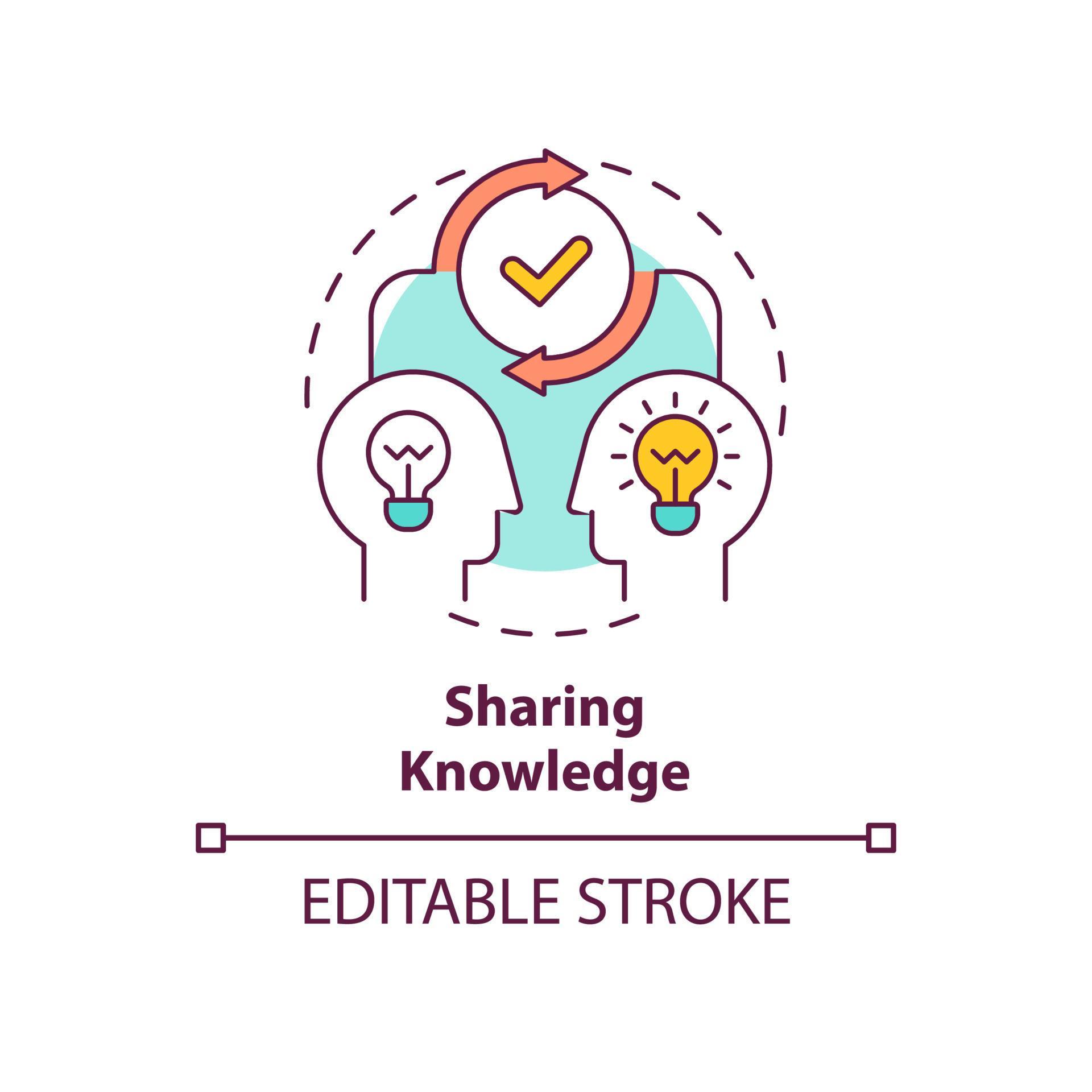 Sharing the knowledge is a