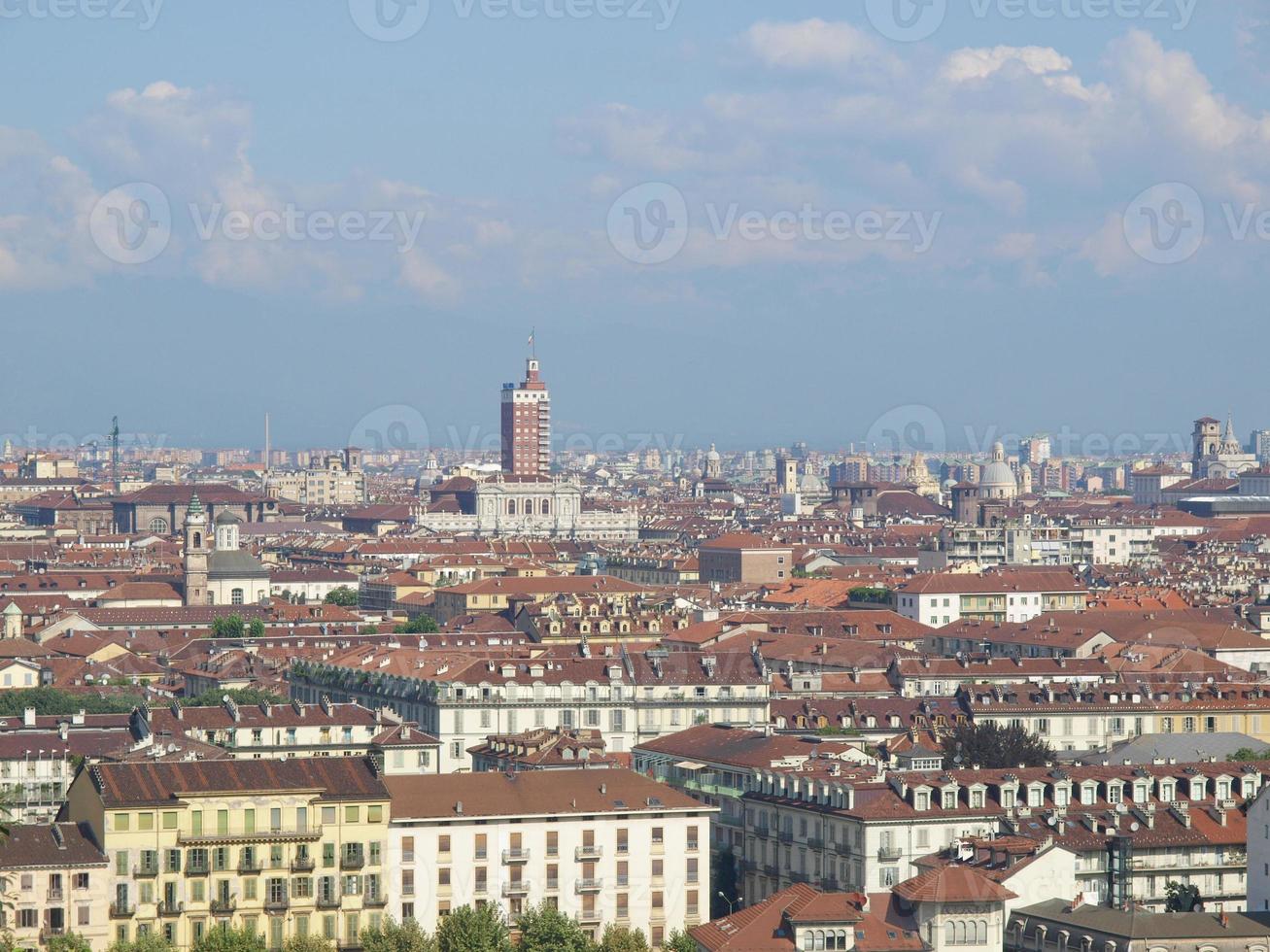 Aerial view of Turin photo