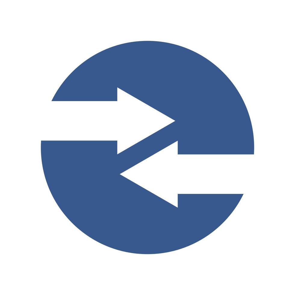 back and forth arrow logo symbol icon vector graphic design 5350374