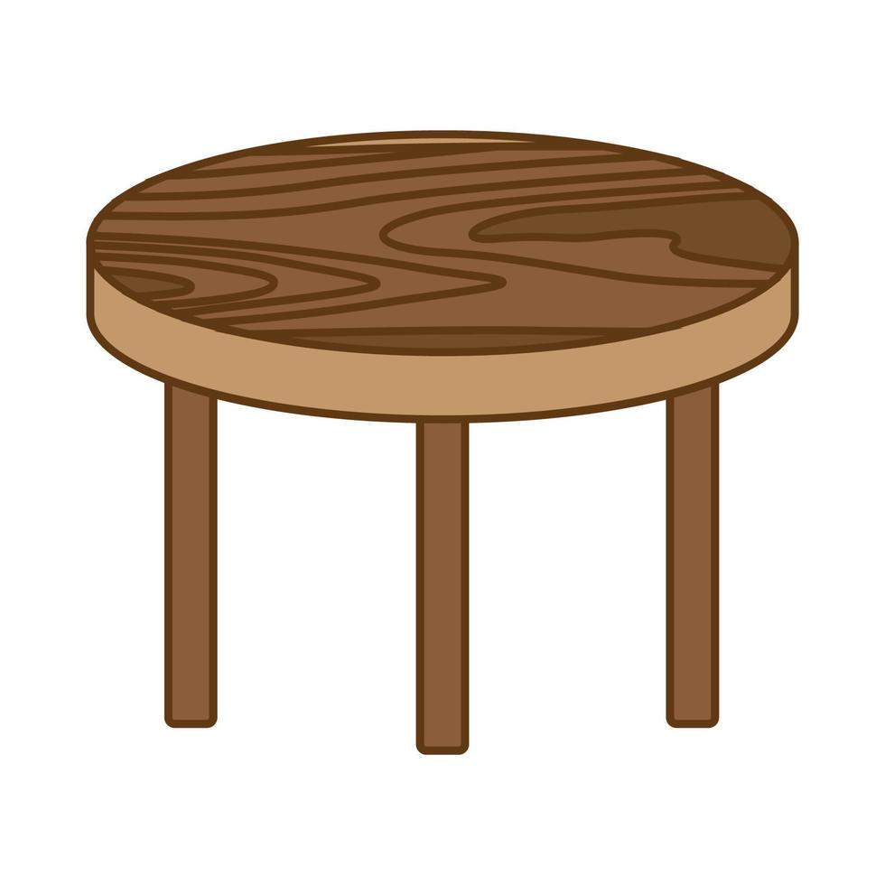 diseño de ilustración de icono de vector de símbolo de logotipo de textura interior de silla de madera