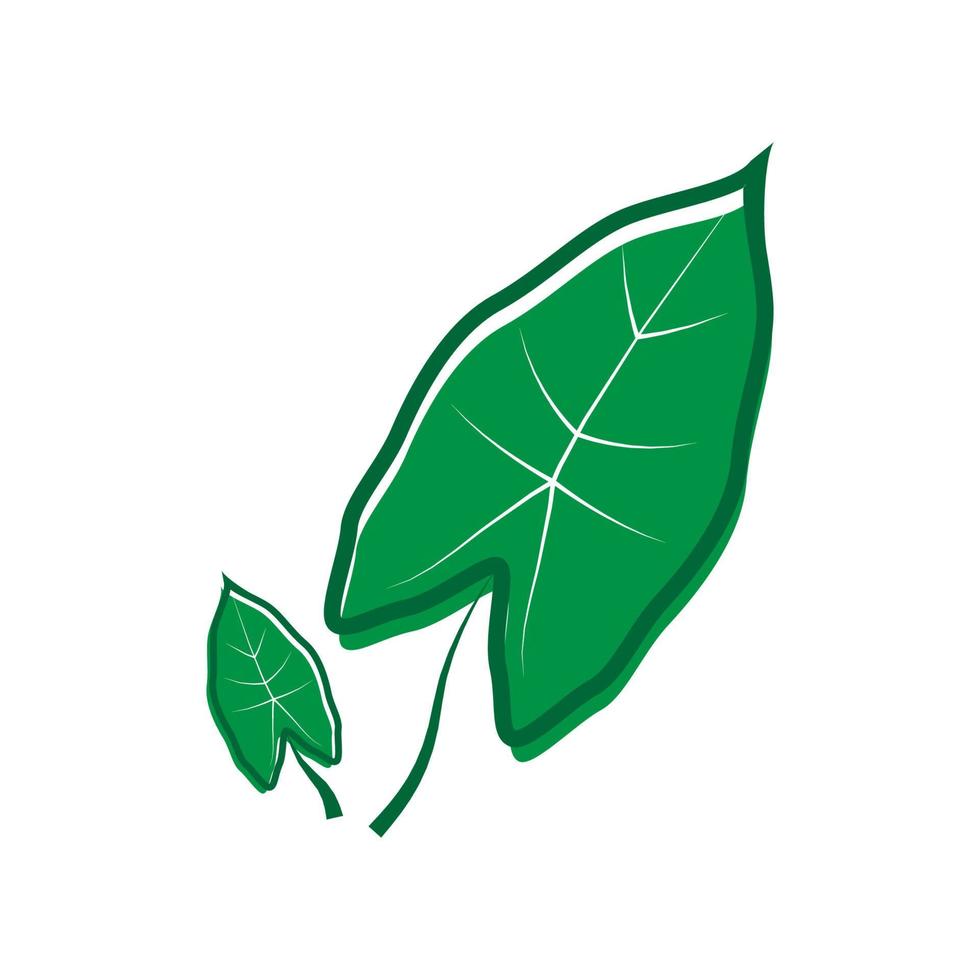 beautiful plant garden abstract taro leaf logo symbol icon vector graphic design illustration idea creative