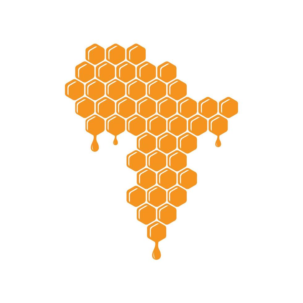 African honey design vector