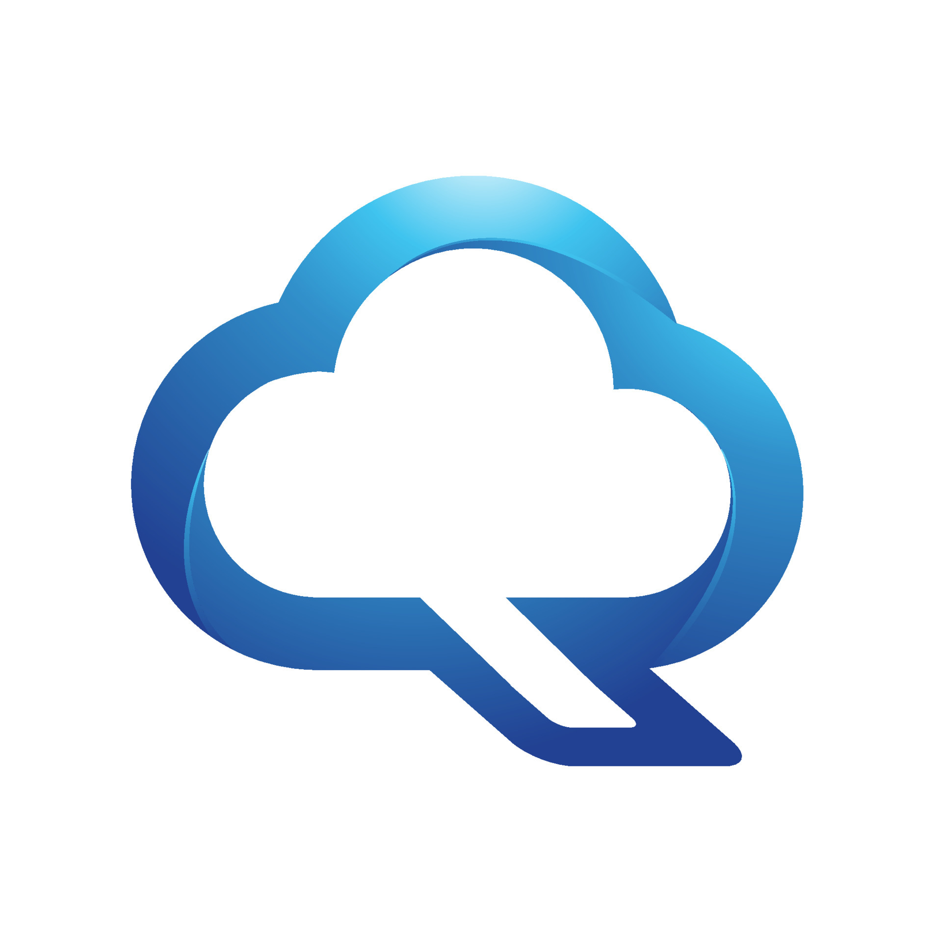 Abstract blue cloud logo design template 5351263 Vector Art at Vecteezy