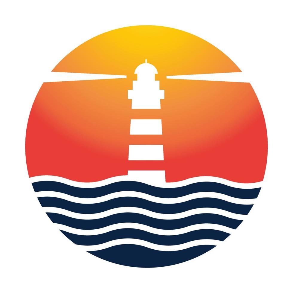 Harbor business logo design template vector