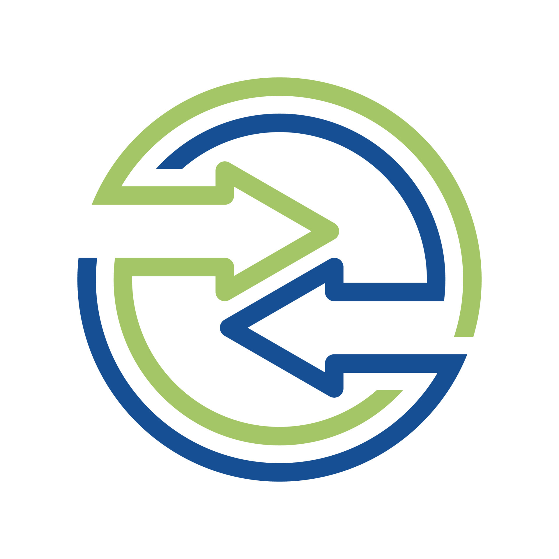 back and forth arrow line logo symbol icon vector graphic design