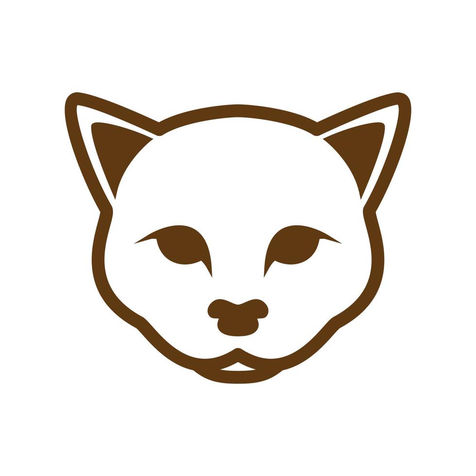 line cool animal cat forest head face logo symbol icon vector graphic design  illustration idea creative 5351756 Vector Art at Vecteezy