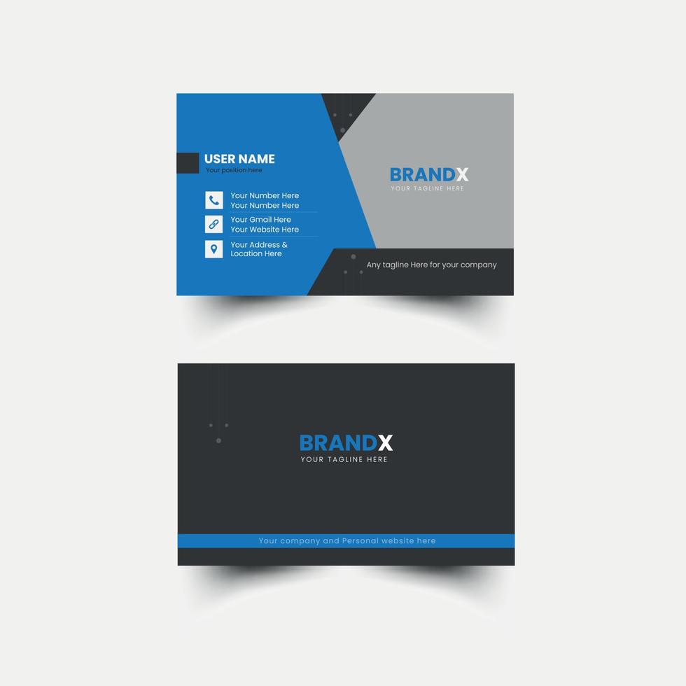 Business card design vector