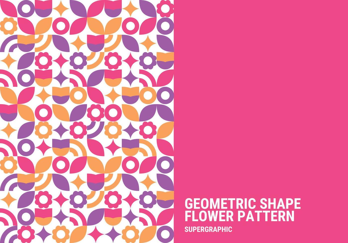 Geometric Shapes Pattern Background vector