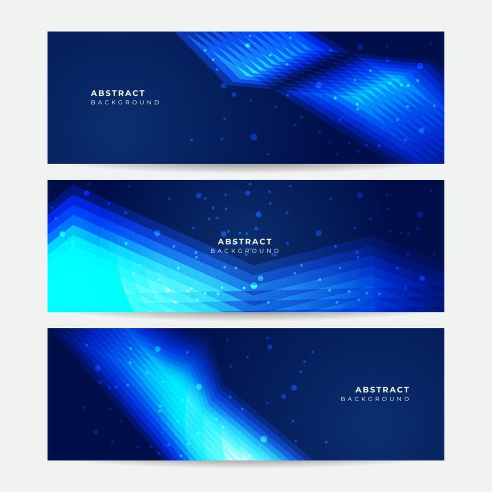 Abstract blue background with modern technology corporate concept vector