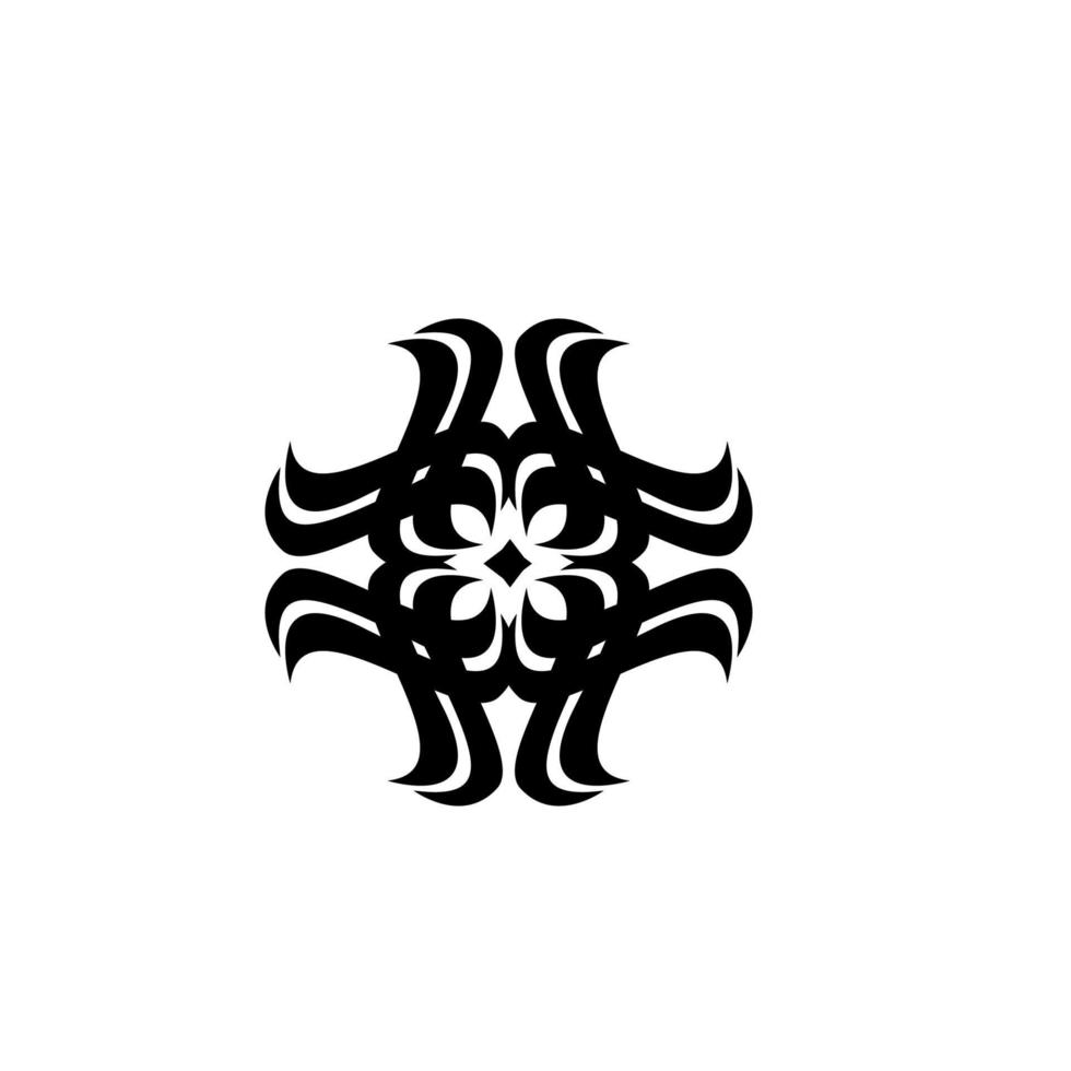 diseño de arte de tatuaje tribal elegante simple vector