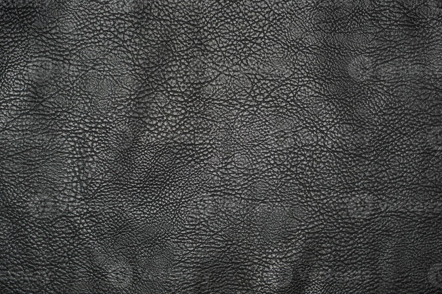 photo black leather texture close up