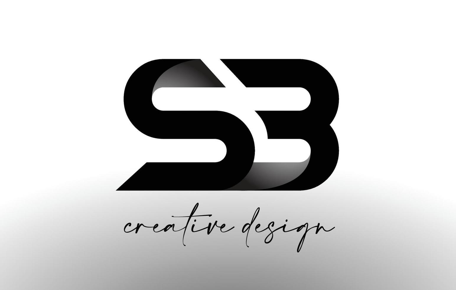 SB Letter Logo Design with Elegant Minimalist Look.SB Icon vector with ...