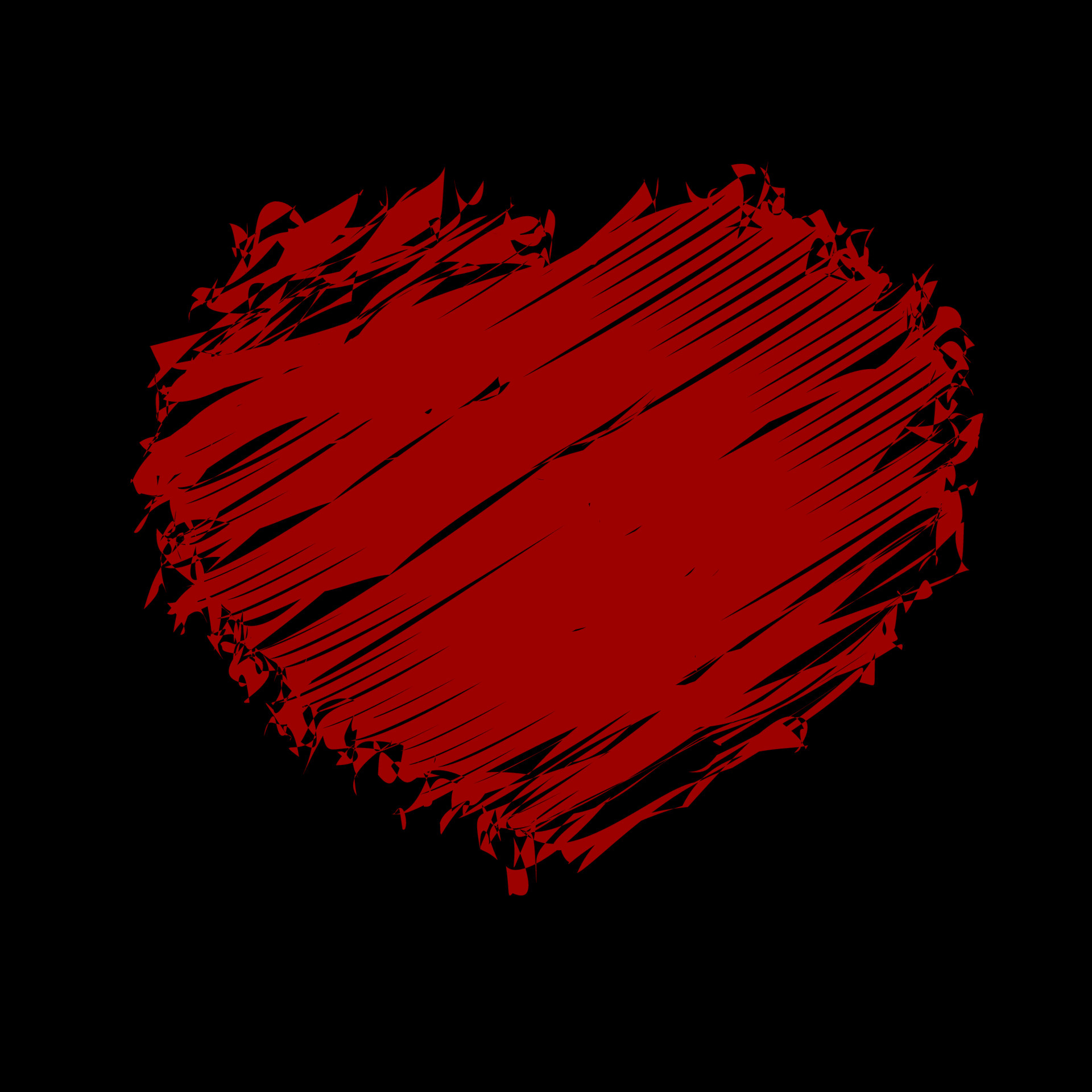 Red grunge heart on a black background. Symbol of love. Valentine s day  vector illustration. Easy to edit design template. 5353570 Vector Art at  Vecteezy