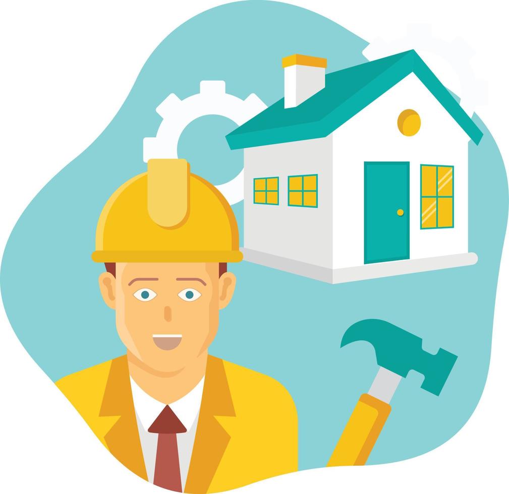 Home repairing Isolated Vector icon which can easily modify or edit