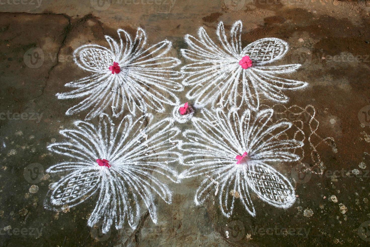 Indian Art Rangoli photo