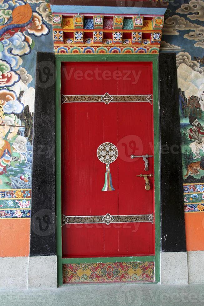 Colourful Door of Monestry photo