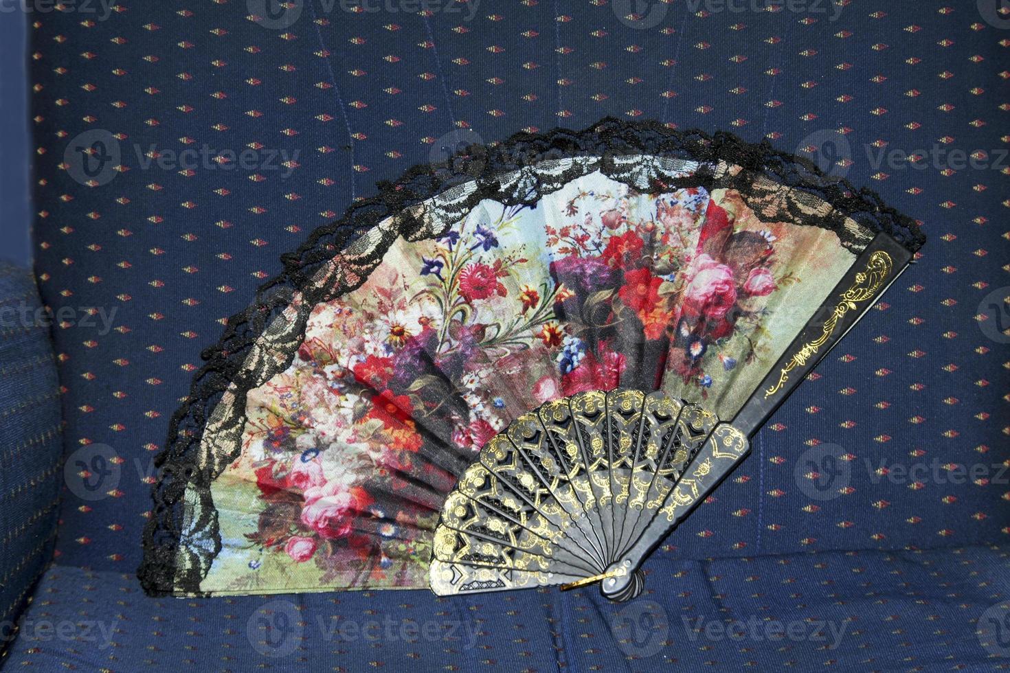 Beautiful Fabric Fan photo