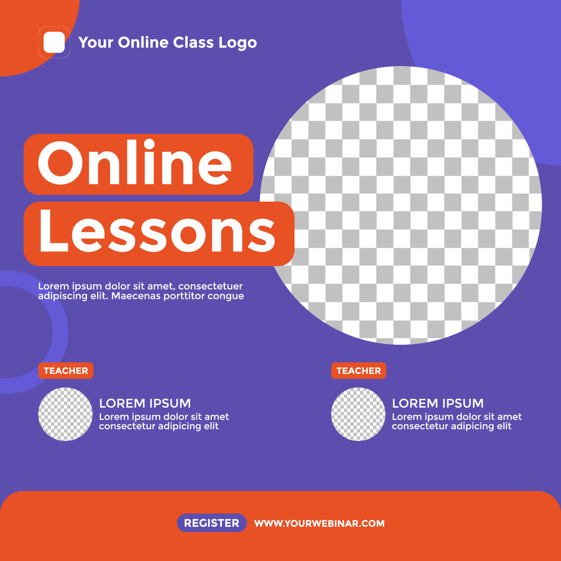 Webinar Poster Design for Social Media. Webinar Event Poster 5354676