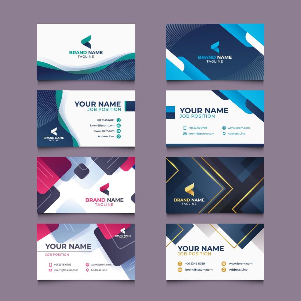 Set of Business Card Template vector