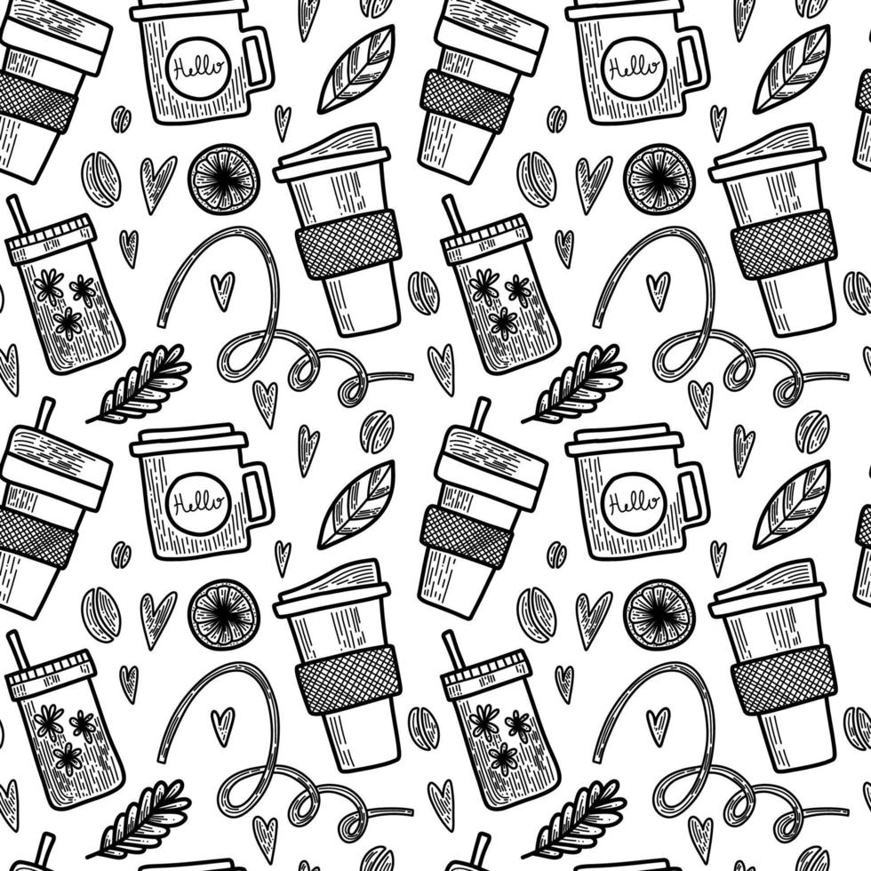 Coffee and Tea Cups vector
