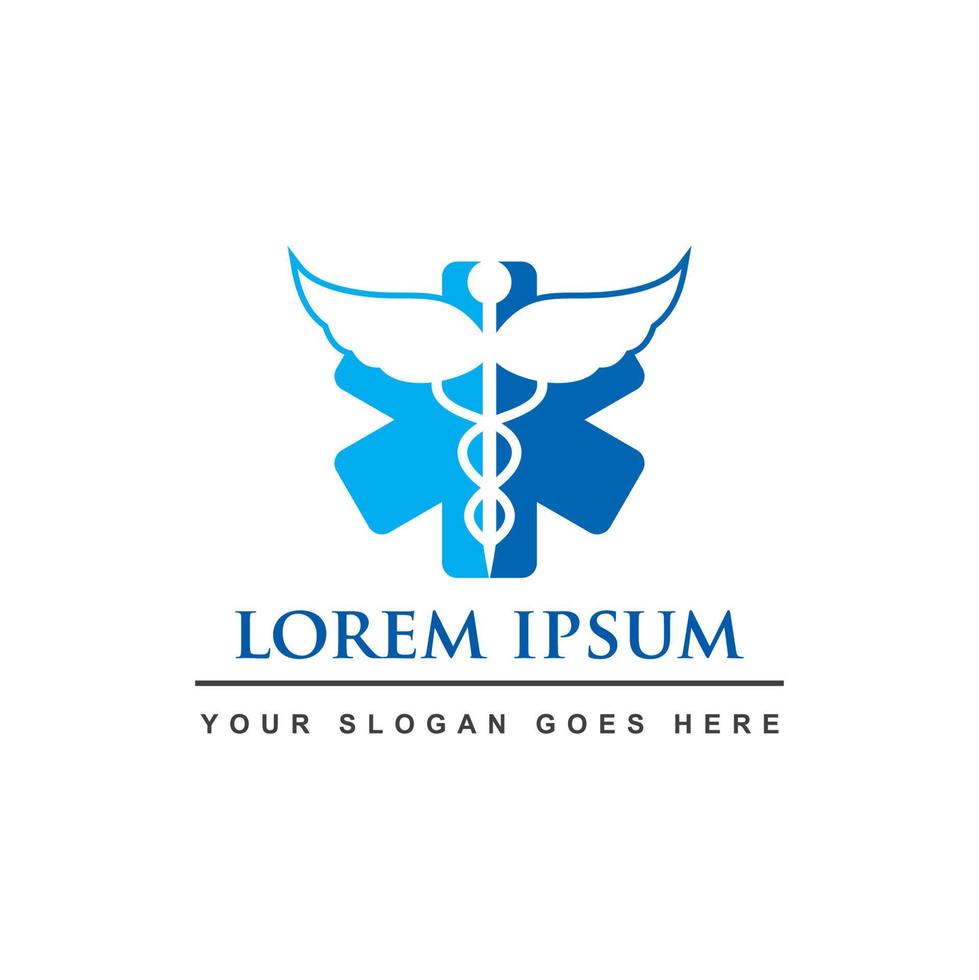 logotipo médico, vector de logotipo saludable