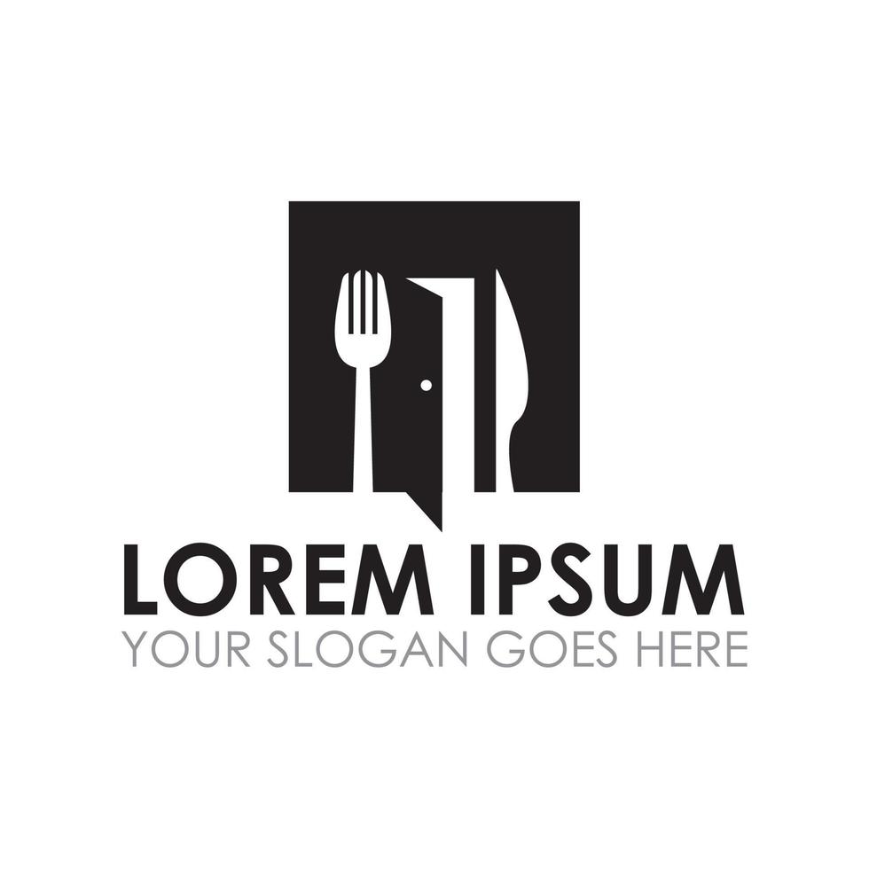 restaurant vector , food service logo