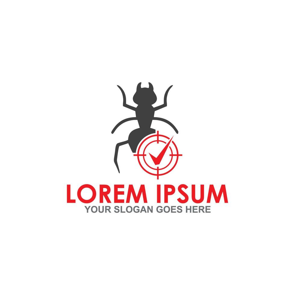 pest control vector , insecticide logo