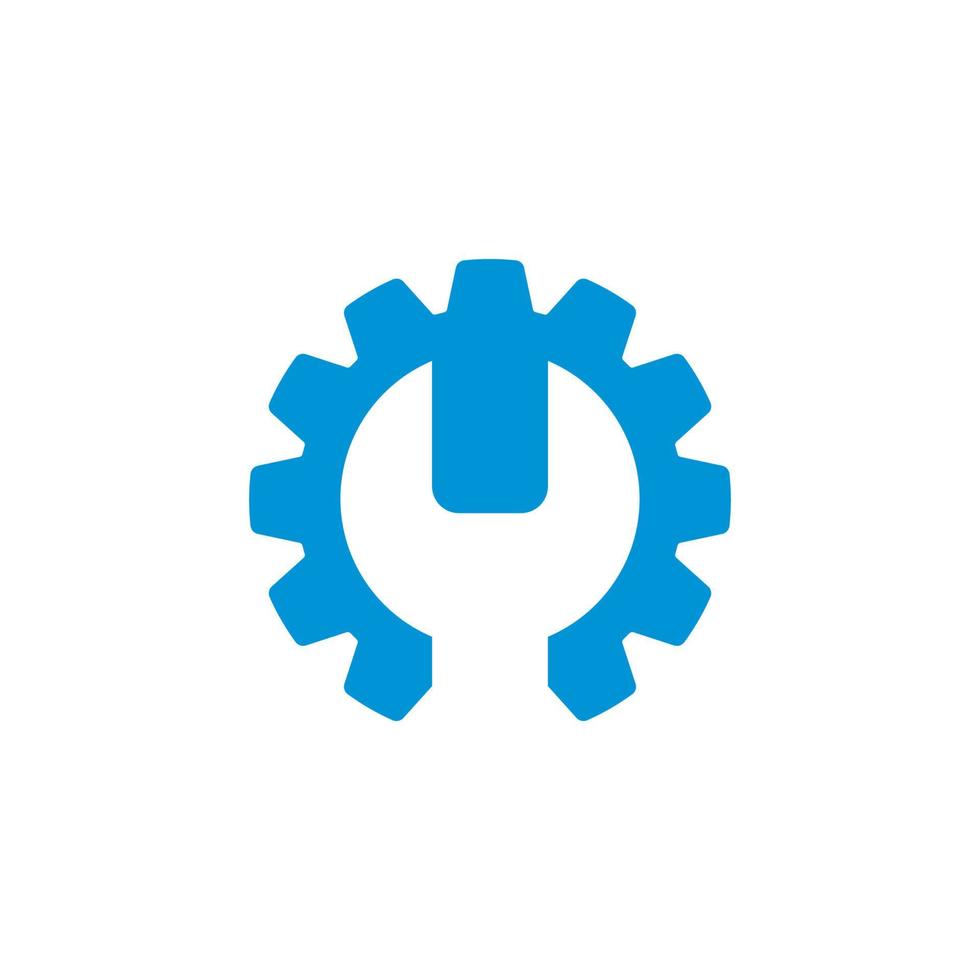 engineering industry logo , gear logo vector