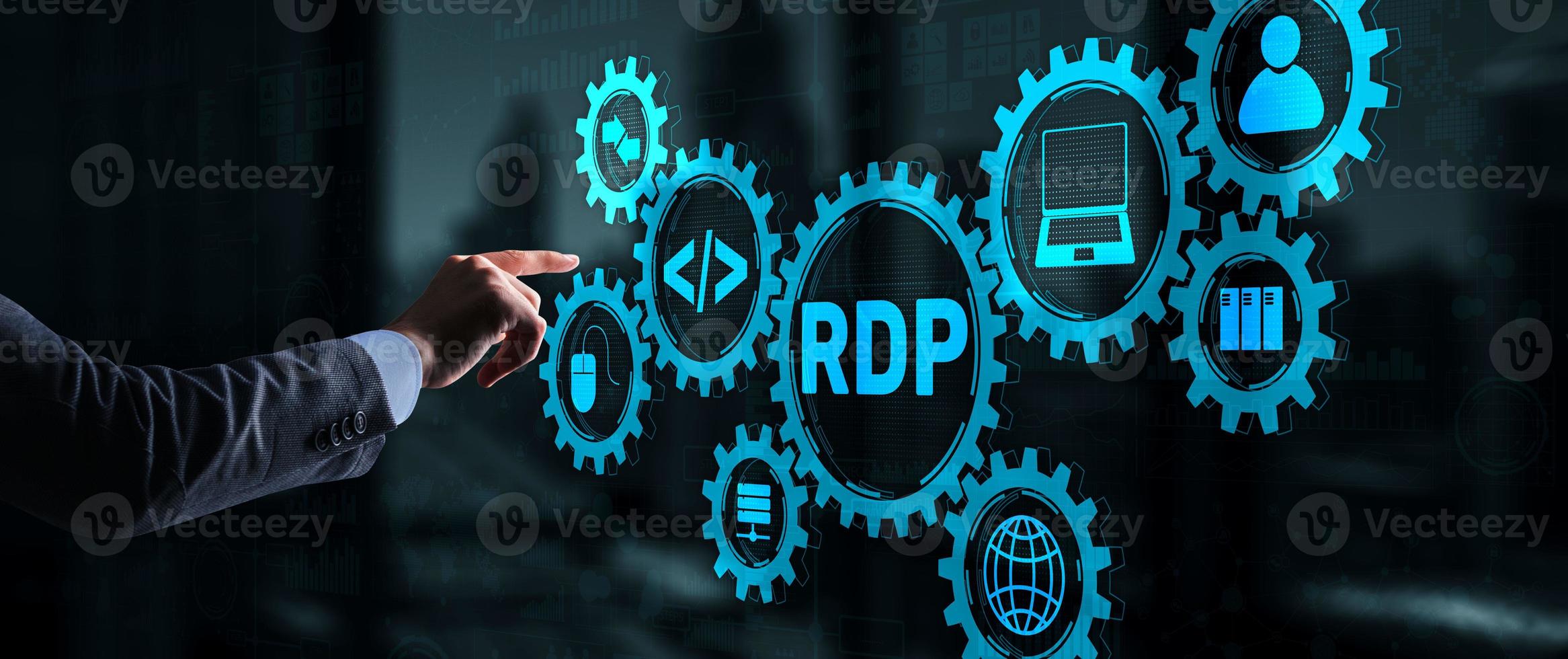 RDP Remote Desktop Protocol. Terminal Services photo