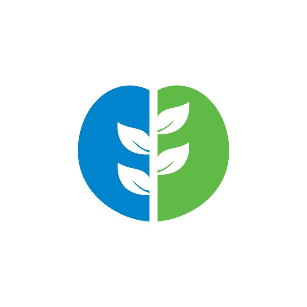 vector de naturaleza abstracta, logotipo de salud