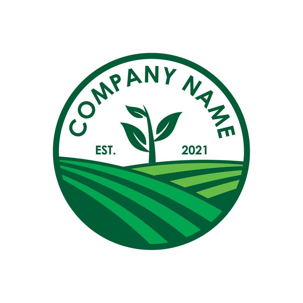 nature farm vector , agriculture logo